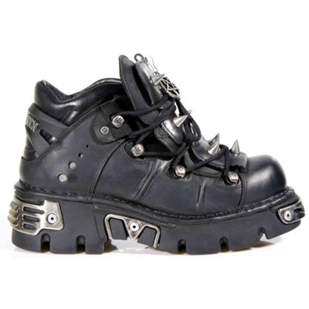 New Rock - M.110 ITALI NEGRO Baskets à plateforme - Noir